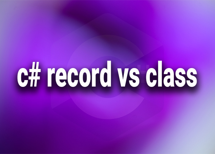 c# record vs class